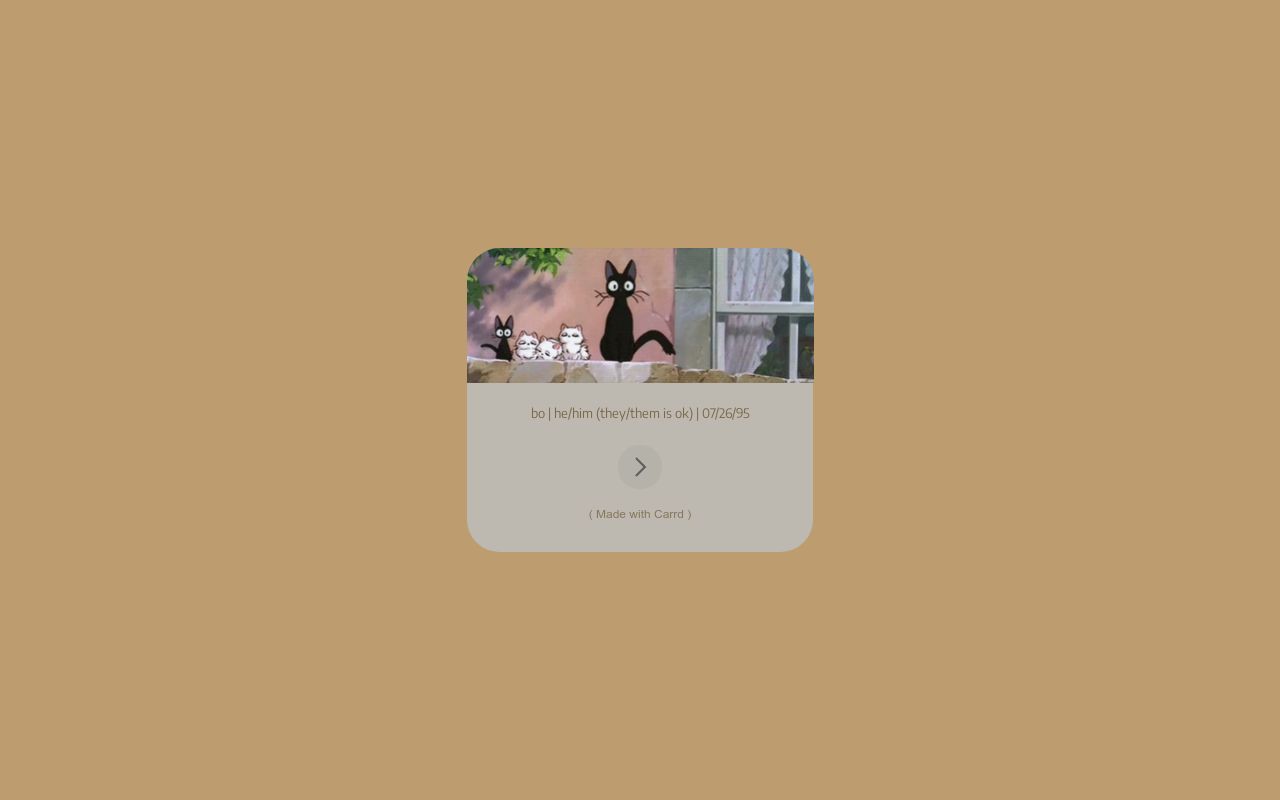 Carrd profile picture for @jpeg